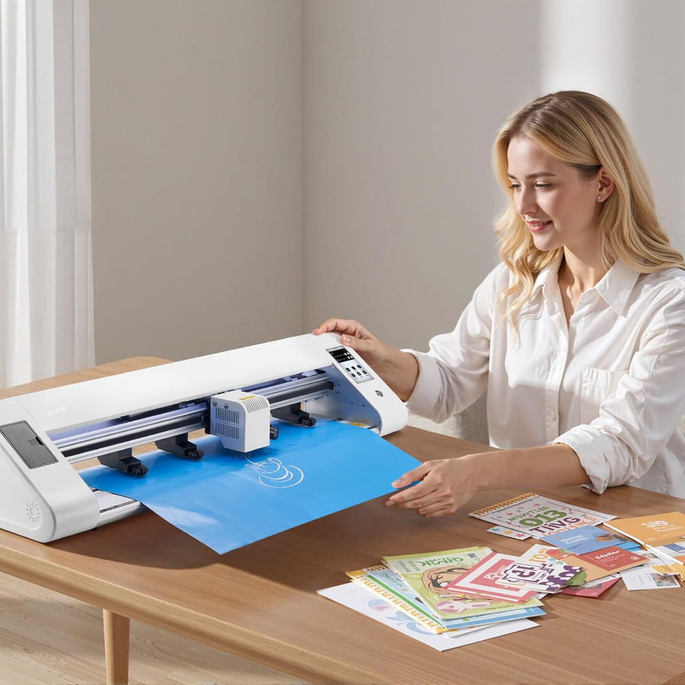 Cutting Machine, Automatic Edge Detection Vinyl Cutter Machine with Two Types of