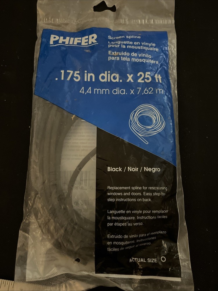 Phifer Screen Spline .175 X 25 Ft