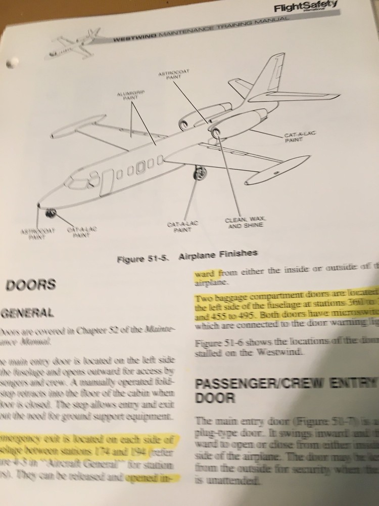 Westwind 1124 and 1124A Maintenance Training Manual