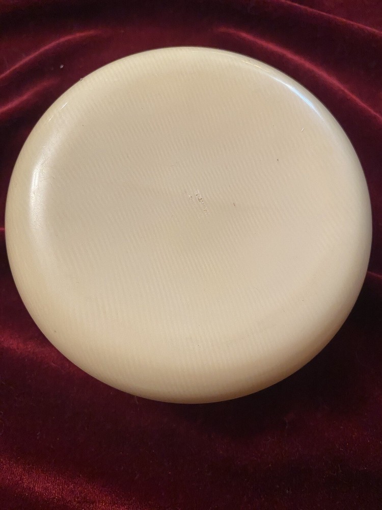 ANTIQUE CELLULOID VANITY HAIR RECEIVER