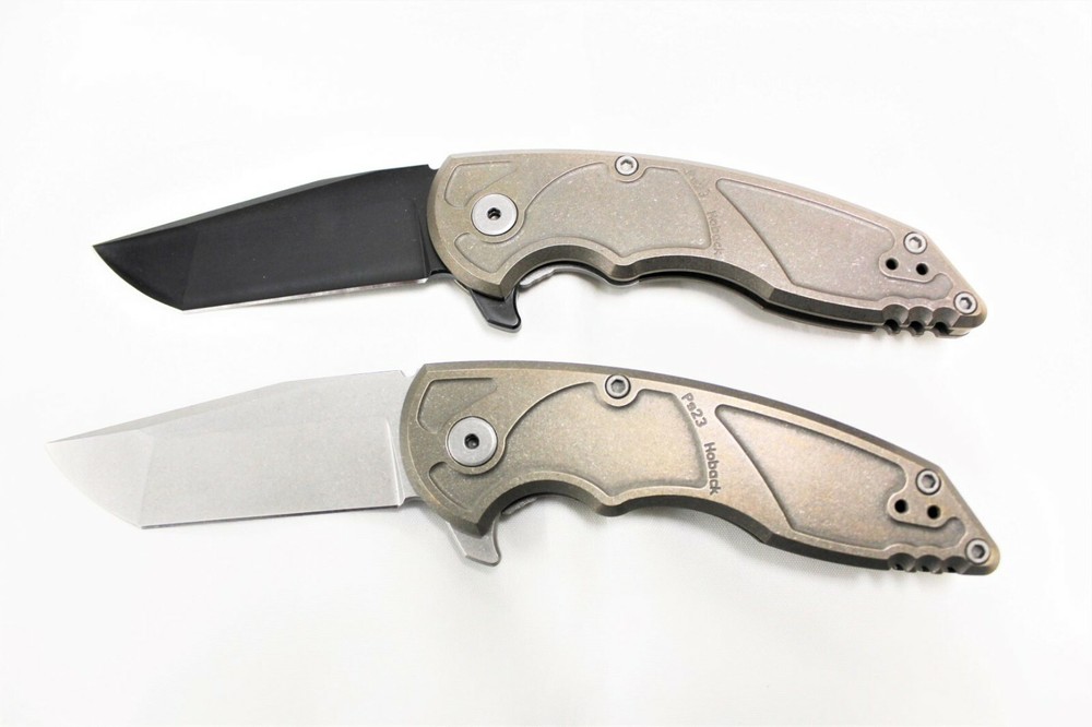 JAKE HOBACK A8 SLIMLINE FOLDER BRONZE ANO BLACK BLADE