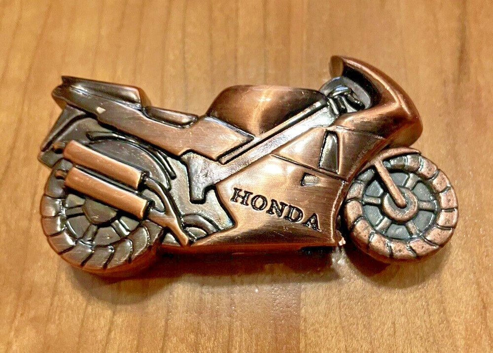 Vintage Motorcycle Lighter Honda Brushed Bronze