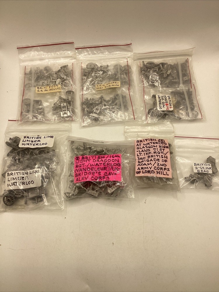 15mm Unpainted Napoleonic British A