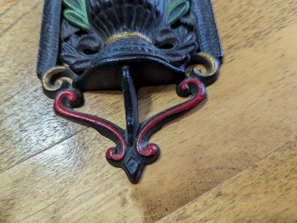 Wilton Vintage Cast Iron Match Holder