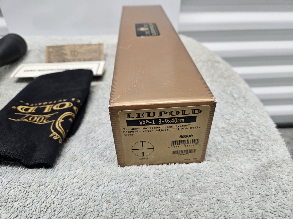 Leupold VX-I 3-9x40mm Duplex Rifle Scope Matte Black