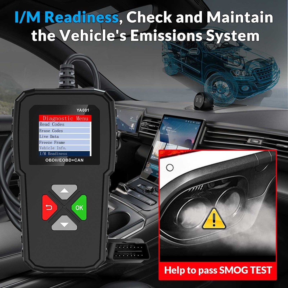 Automotive OBD Code Reader OBD2 Scanner Car Check Engine Fault Diagnostic Tool