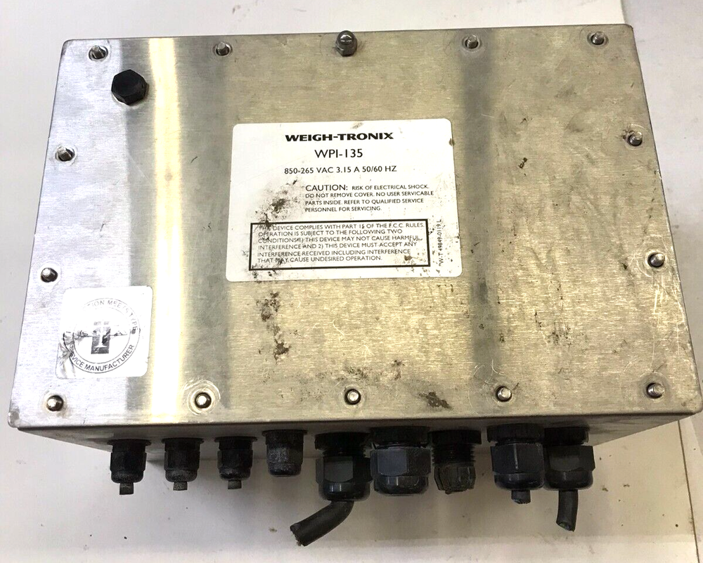 WEIGH - TRONIX WEIGHT PROGRESS INDICATOR MODLE WP1-135