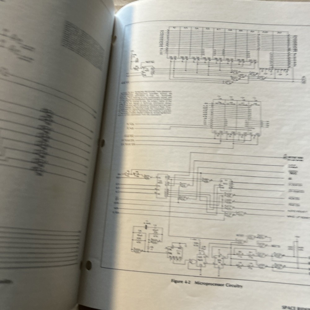 original Space Rider Atari pinball MACHINE manual