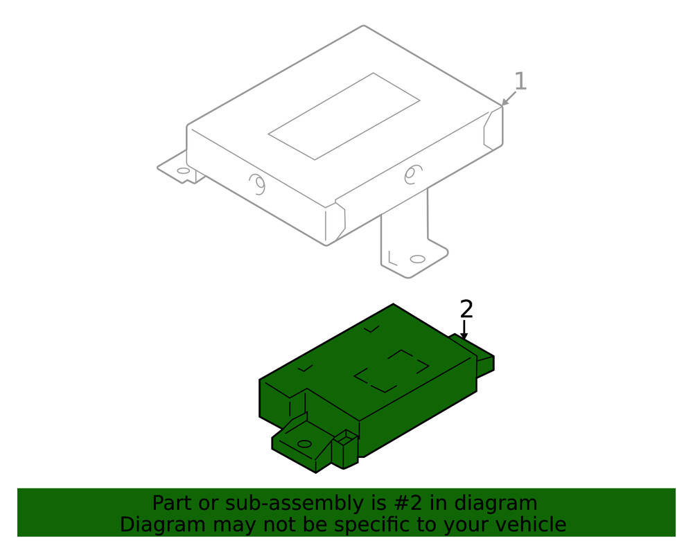 Genuine Mitsubishi Control Module 8638A589