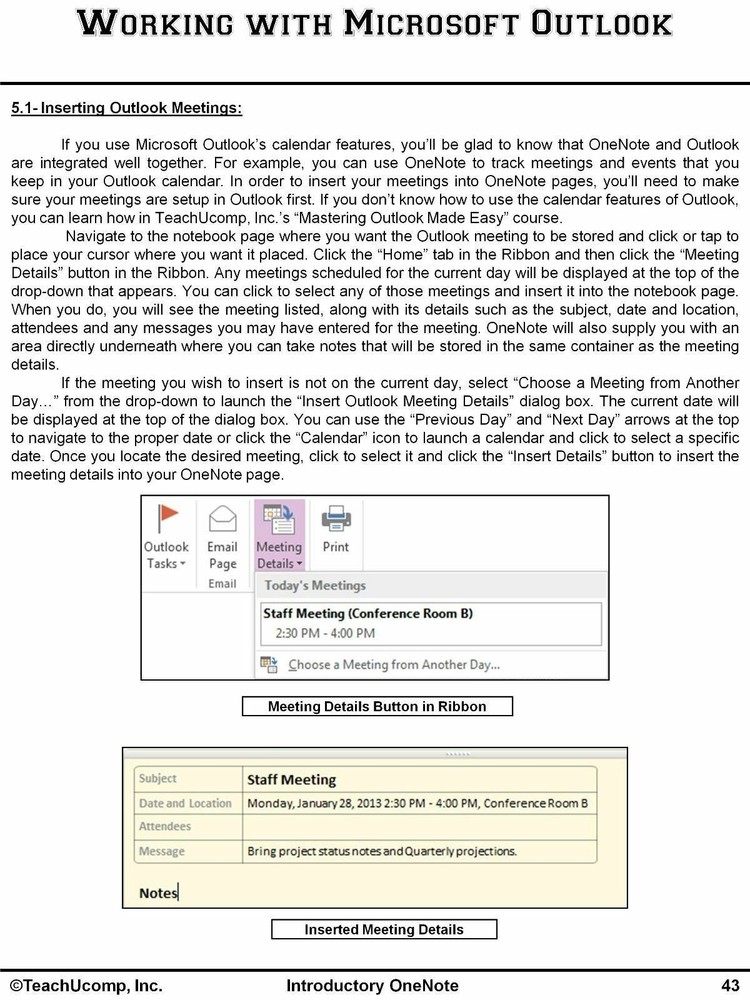Learn Microsoft ONENOTE 2013 2010 Training Tutorial DVD & Digital Course 5 Hours