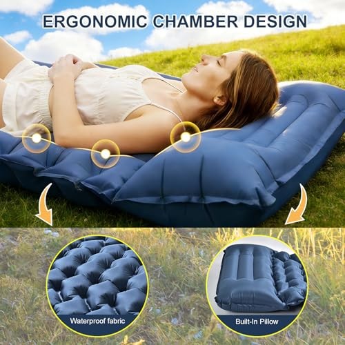 Camping Sleeping Pad | Ultra Lightweight & Compact | Ergonomic Camping