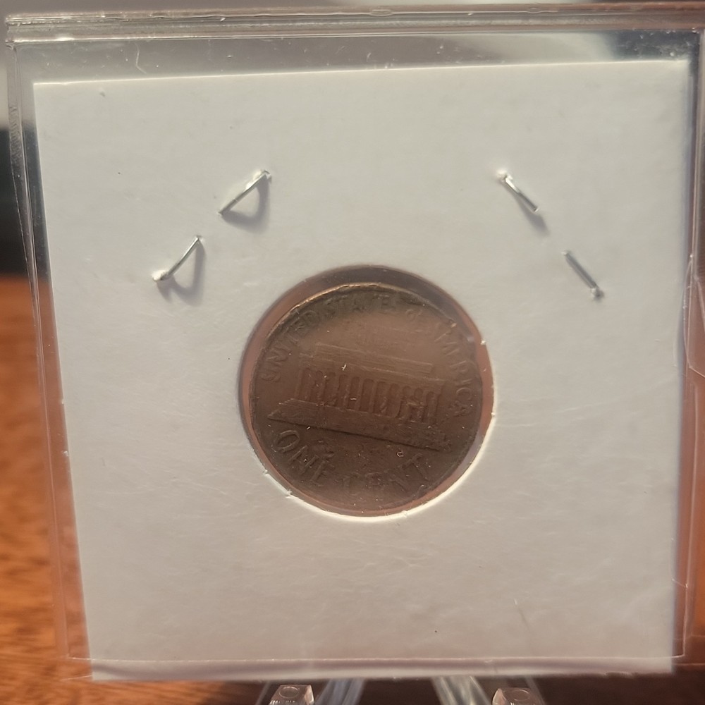 1966 TRIPLE ERROR penny, Double Die Obverse, BRUSHED, Annealing error!