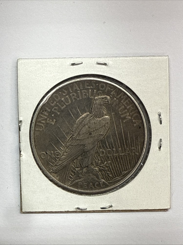 1921 High Relief Peace Silver Dollar AU