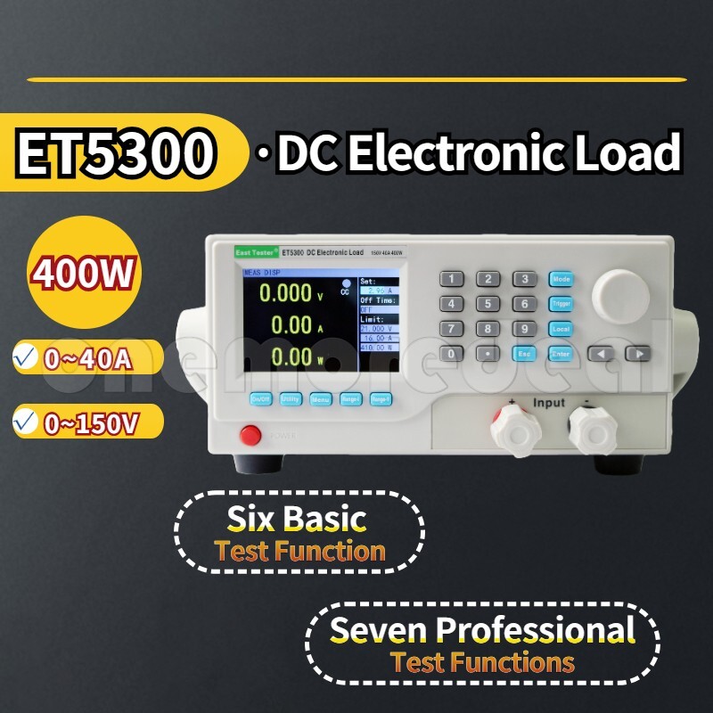 15A/30A/60A DC Electronic Load Programmable Load For Charger Power Supply Tests