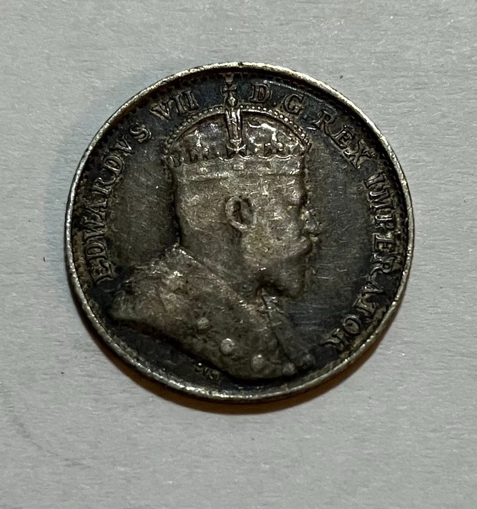 1904 Canada Silver 5 Cents