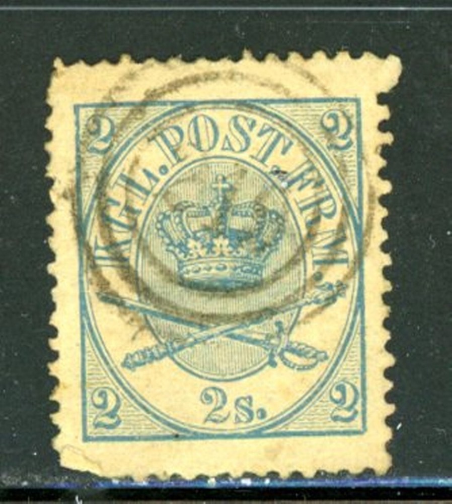 Denmark Scott # 11 - Used - CV=$35.00        (4-C186)