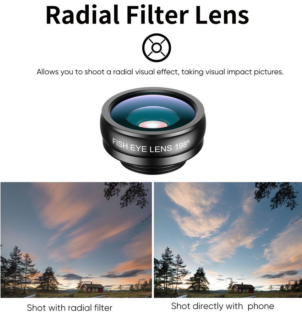 10 in 1 Phone Lens Set for iPhone / Samsung / Google