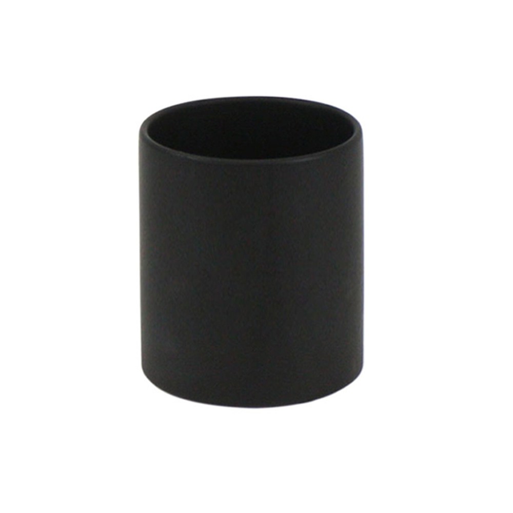 Black Cylinder Ceramic 4x4"H | Floral Container | Centerpiece, 1 Pc