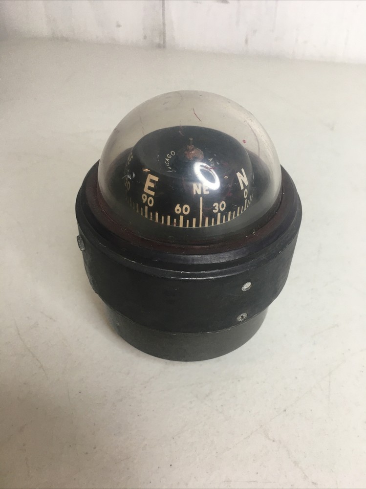 Vintage Airguide Compass Chicago USA