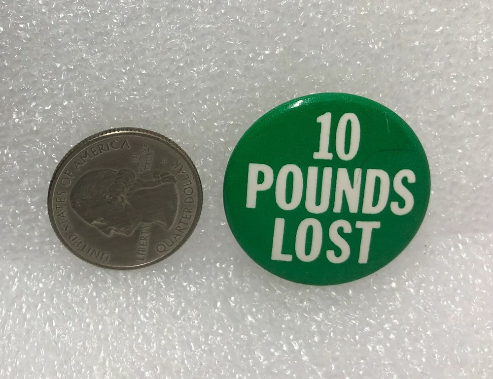 10 Pounds Lost Pin