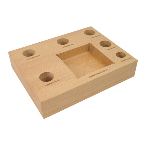 Dapping Set - 6 Extra Large Punches and Block - SFC Tools - 25-623