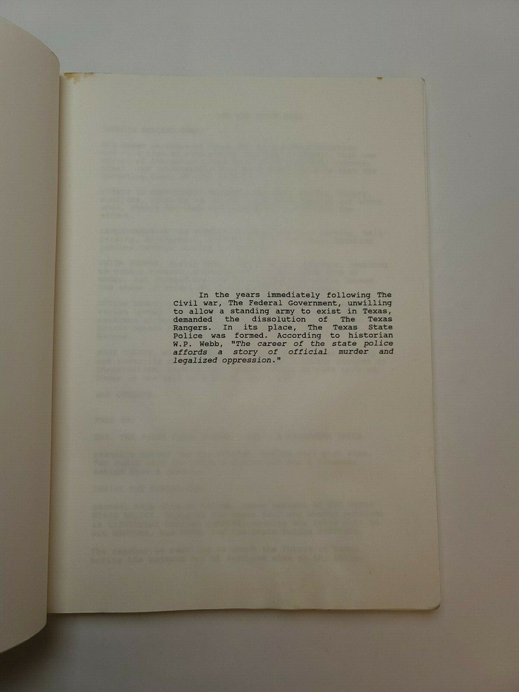 THE RED RIVER GANG / Michael Angeli 1991 Unproduced Screenplay, First Draft