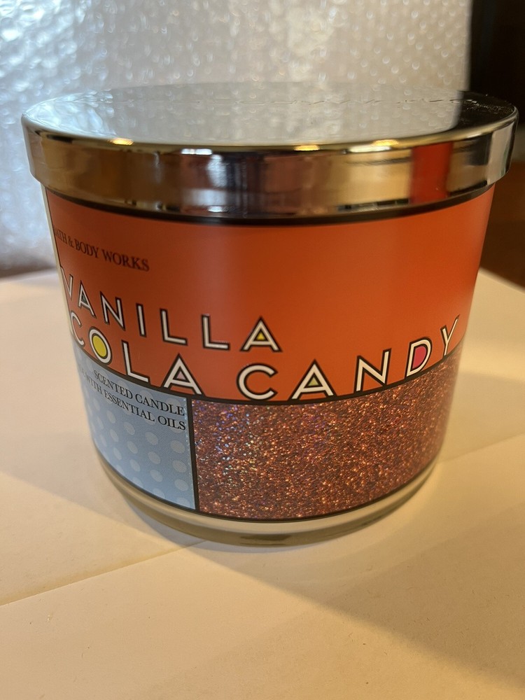 Bath & Body Works Vanilla Cola Candy 3 Wick Candle