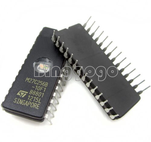 2pcs IC M27C256B-10F1 27C256 CDIP-28 ST