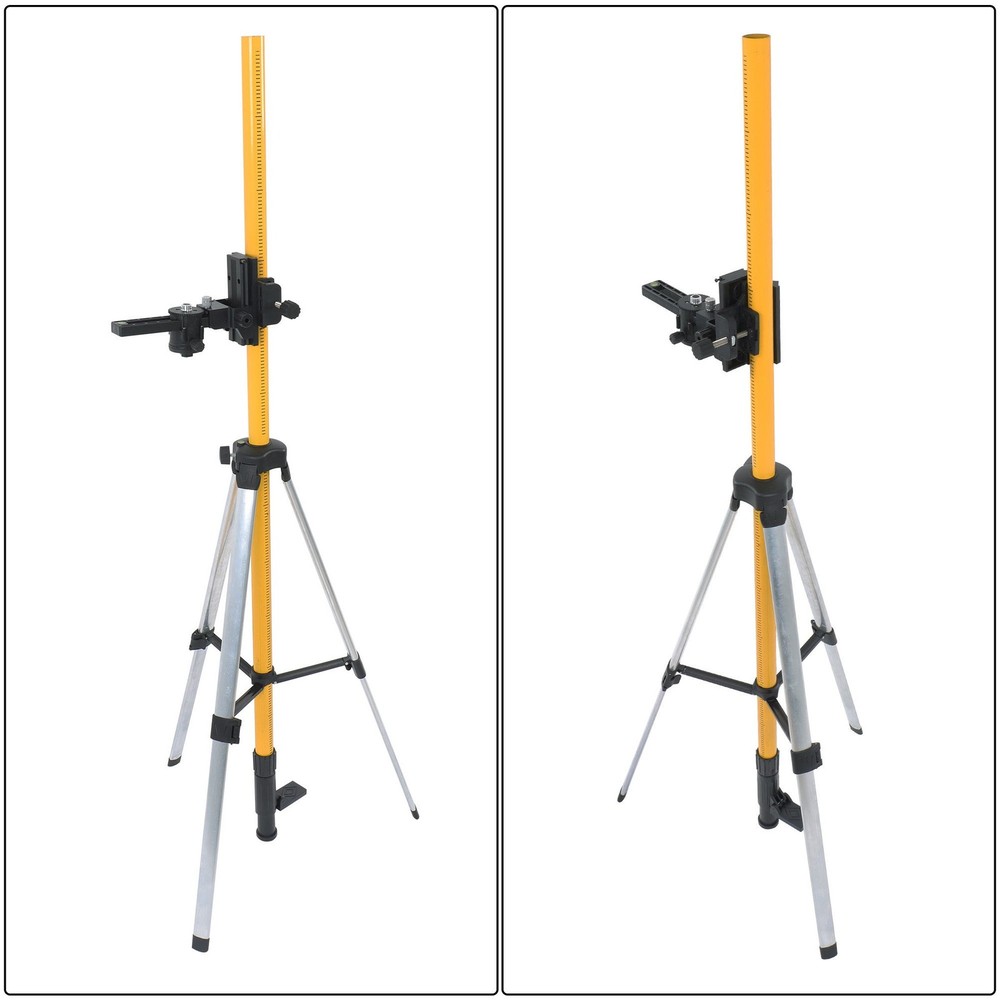 Max 4.2M/13.8FT Height Laser Level Pole Mount Telescopic Pole for Laser Level
