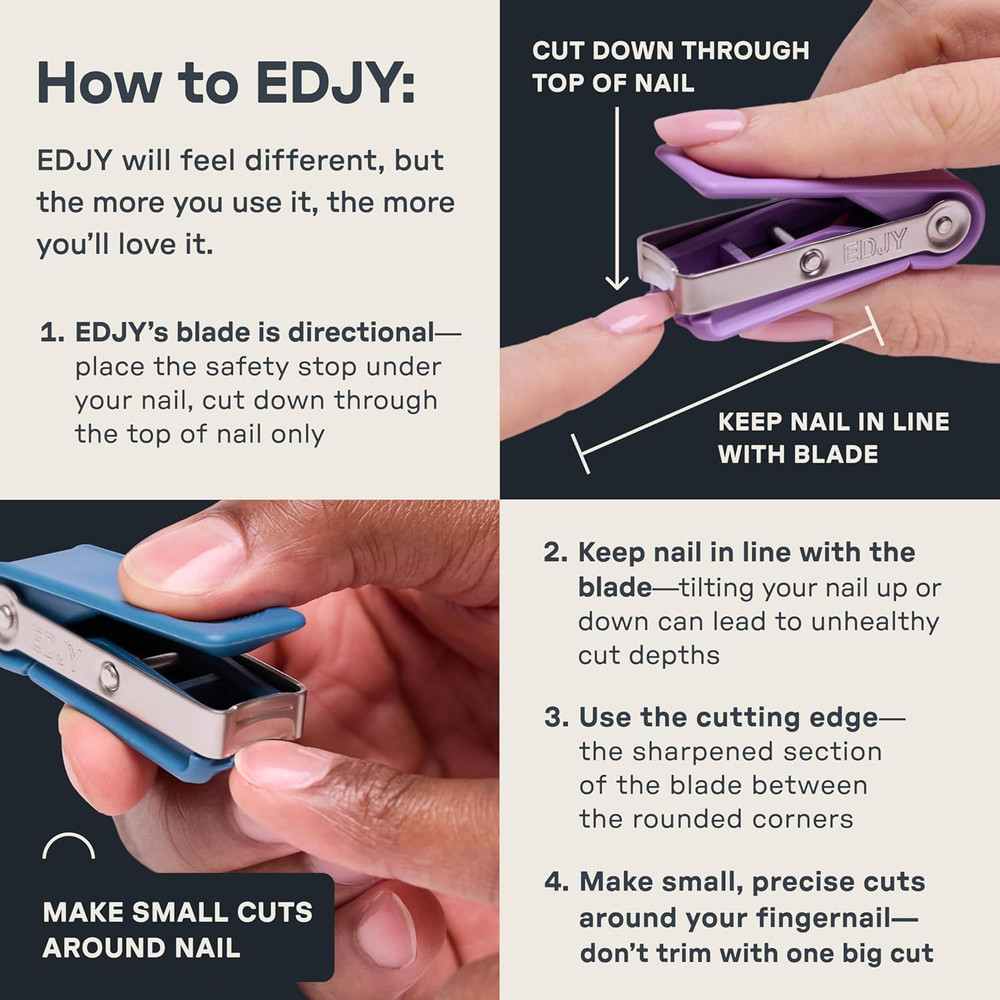 Fingernail Cutter Precision Stainless Steel Nail Cutter for Fingernails Sharp ..
