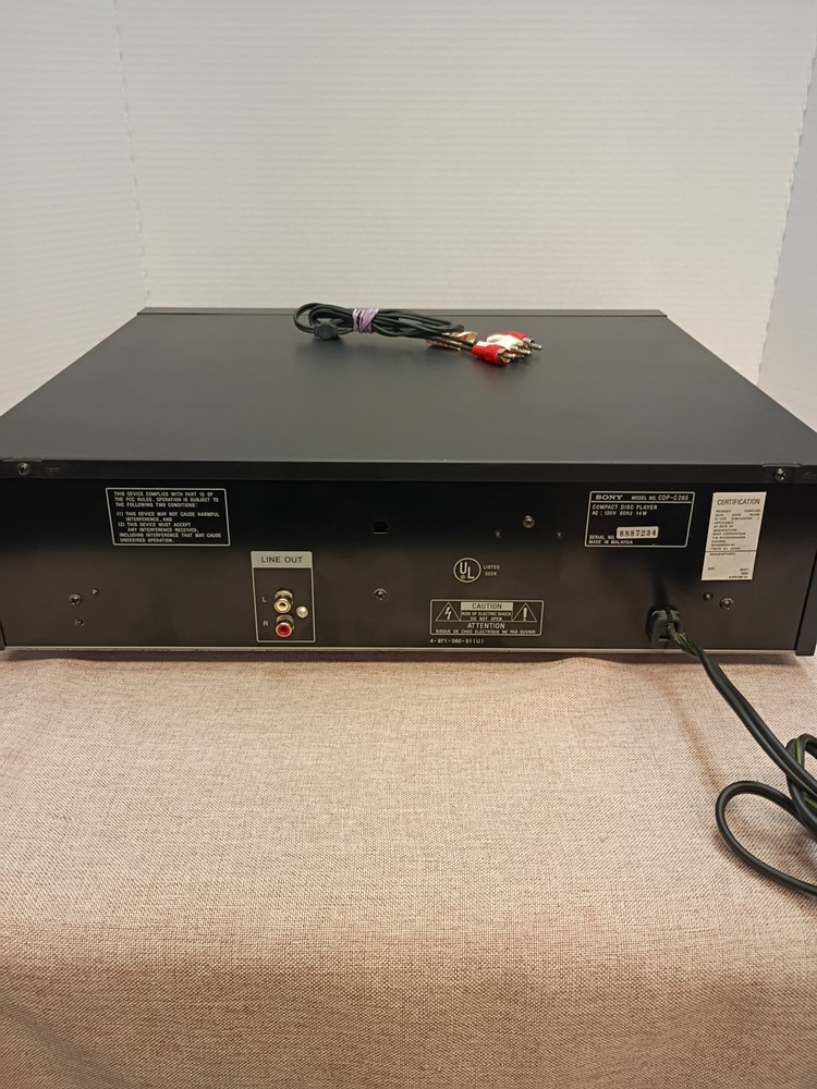 Sony CDP-C265 Compact Disc Player TESTED