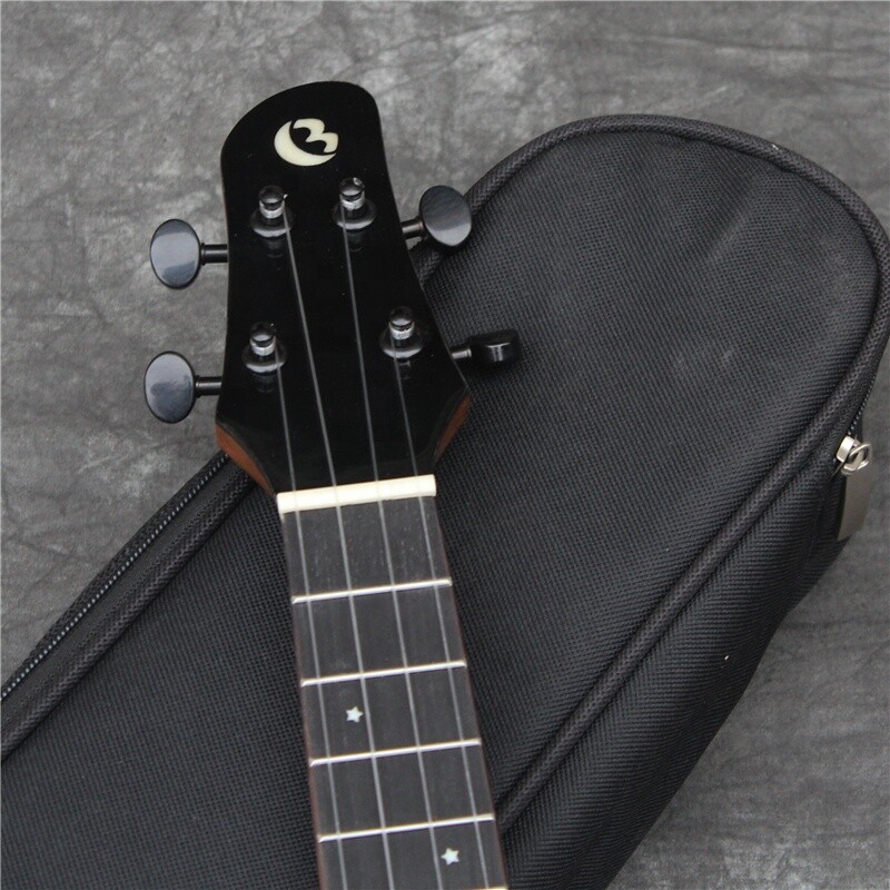 Bright Moon Solid Spruce Top Tenor Ukulele (Abalone Inlay)