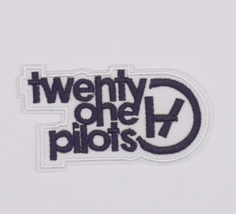 TWENTY ONE PILOTS Logo Embroidered Iron-On Patch