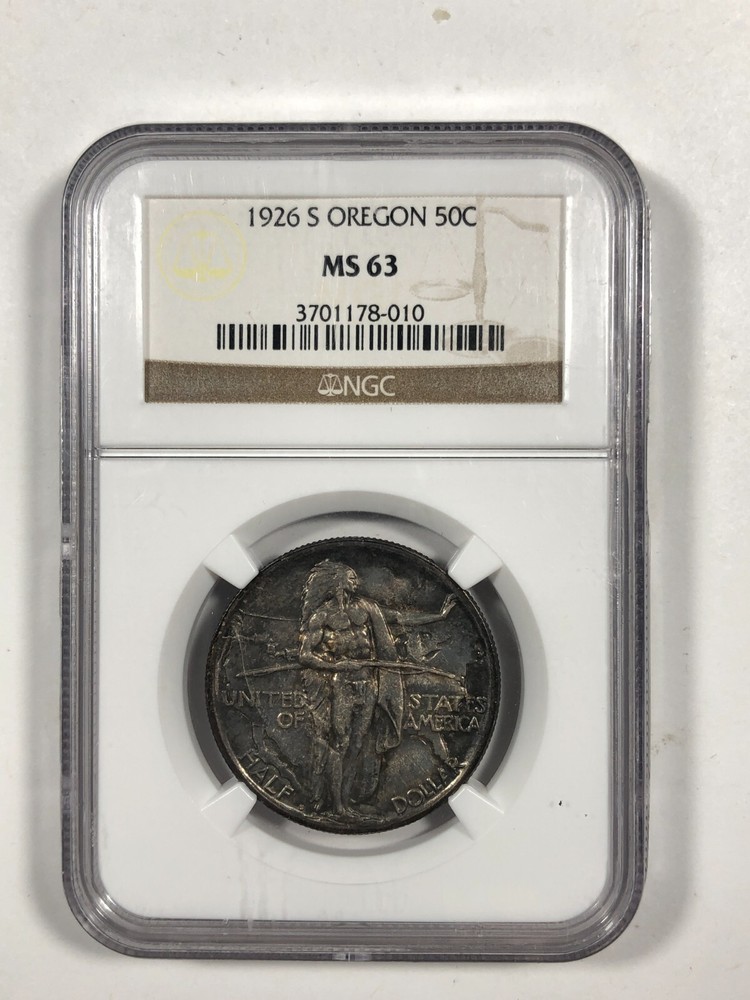 1926-S Oregon Trail Commemorative. .50. NGC MS63