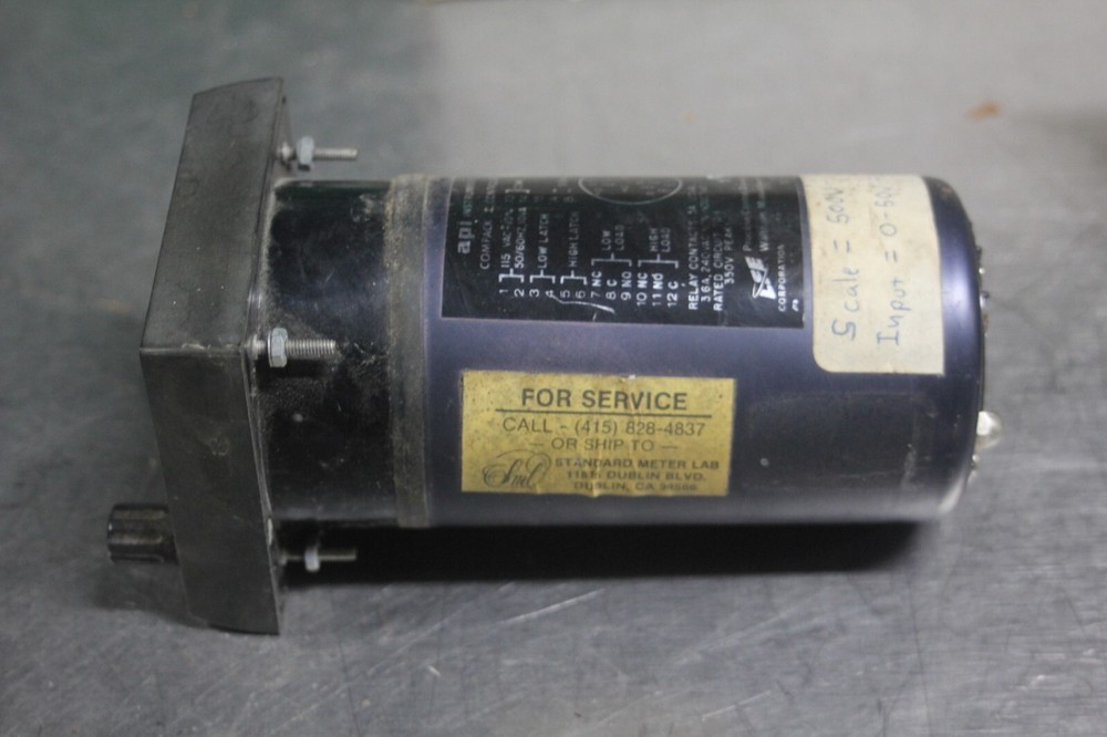 API Instruments 0/500 AC Voltmeter 1200-1245