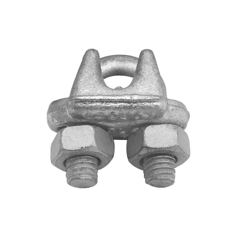 2 Pc Marine Wire Rope Cable Clips Cable Clamp 1/2" Drop Forged Galvanized