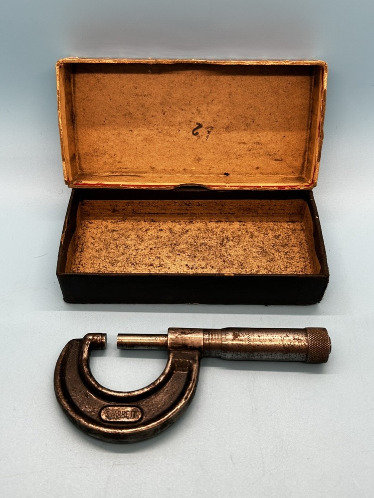 Starrett 1 Inch Micrometer With Box