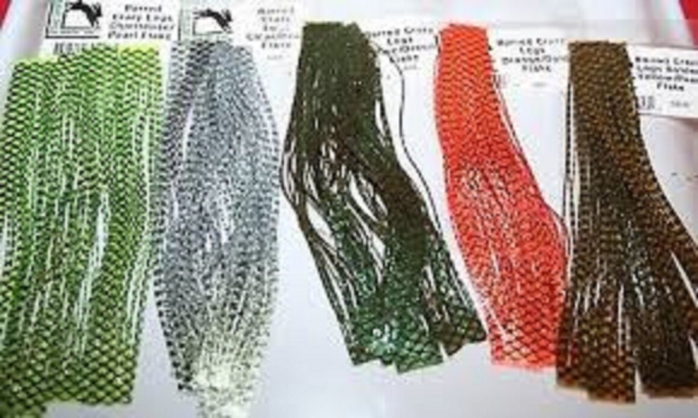 BARRED CRAZY LEGS - Siicone Fly Tying