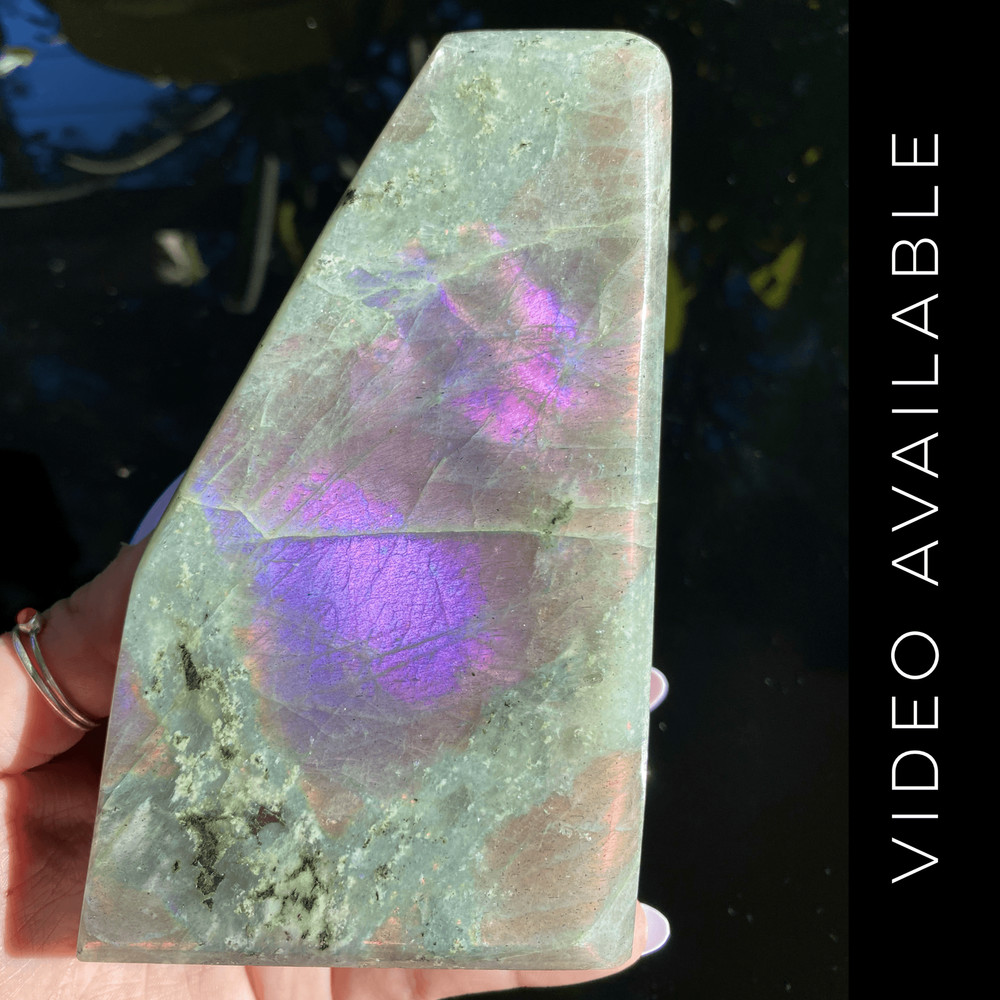 Purple Flash Labradorite Freeform