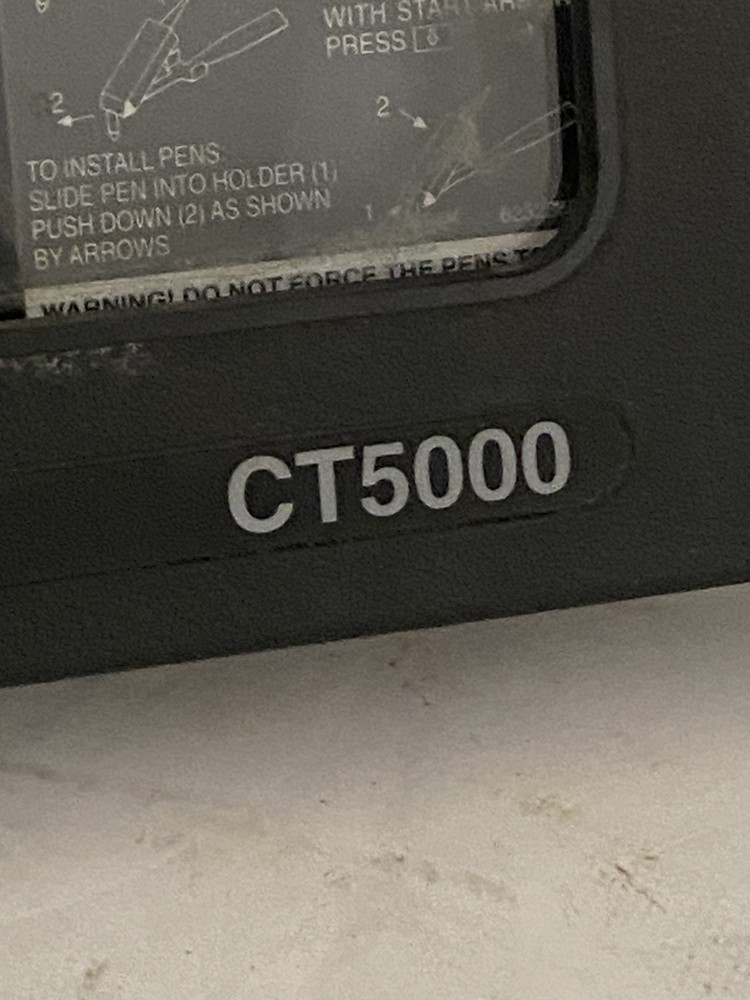 OMEGA ENGINEERING CT5000 Chart Recorder 51100011CT 240vac