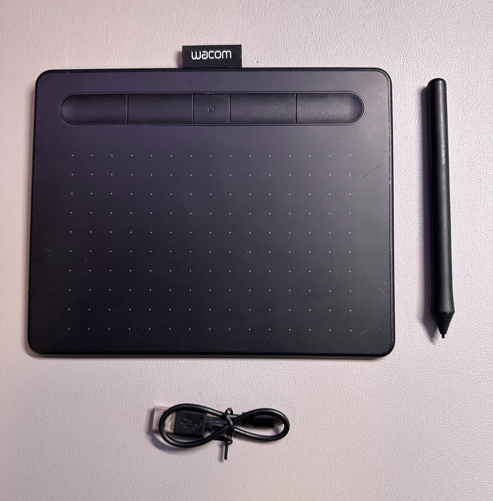 Wacom Intuos CTL-4100WL Wireless Drawing Tablet – Small Bluetooth – Tested Used