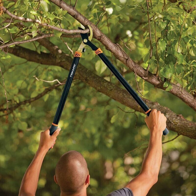 Fiskars 3pc Tree & Shrub Care Set, 1- Pruner & 1-Looper & 1-Hedge Shears
