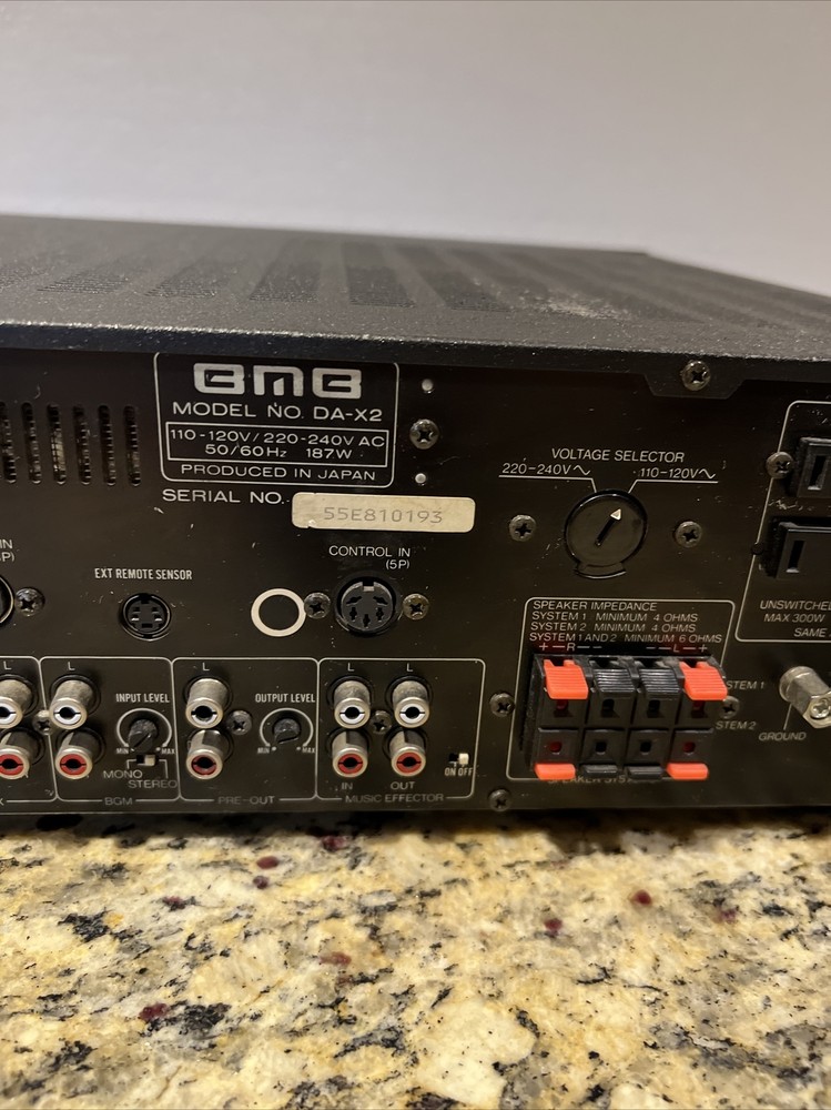 BMB Karaoke Digital Echo AV Amplifier DA-X2