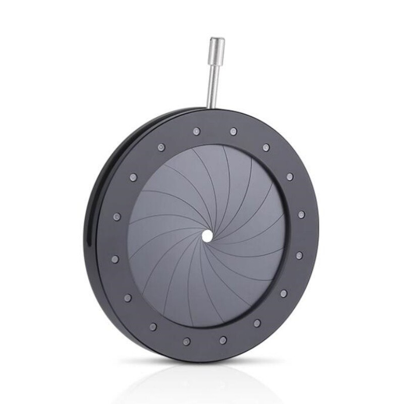 1-piece adjustable 2.5-36mm mechanical iris diaphragm for microscope/camera