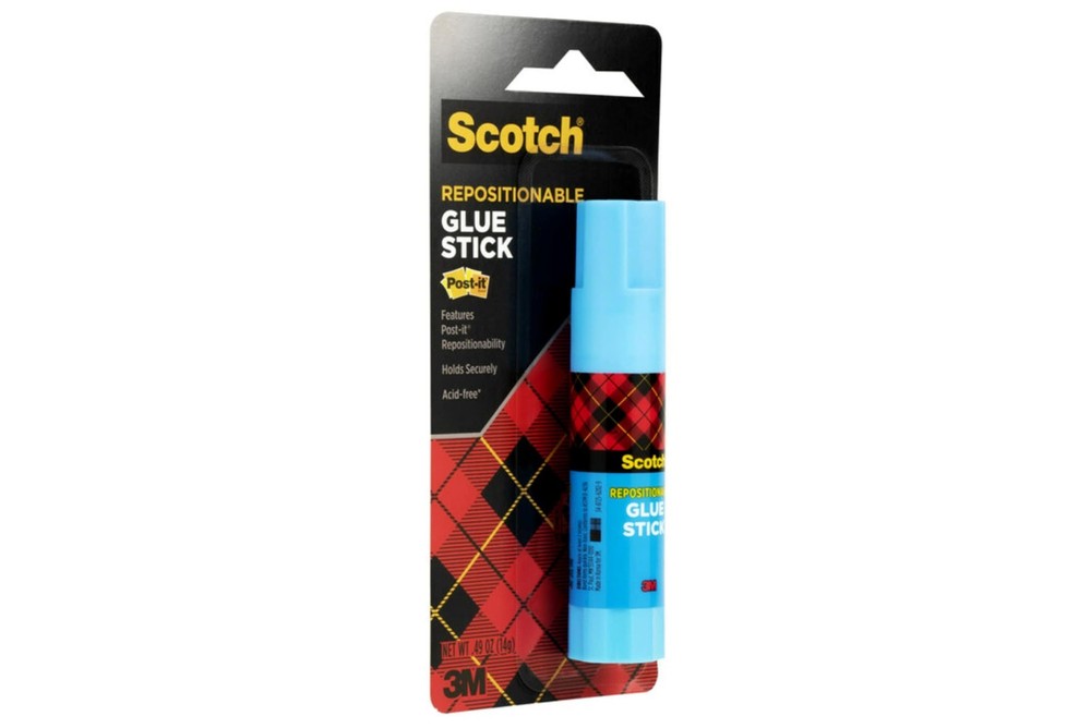 Removable Restickable Glue Stick, .49oz, Repositionable Stick 3-Pack