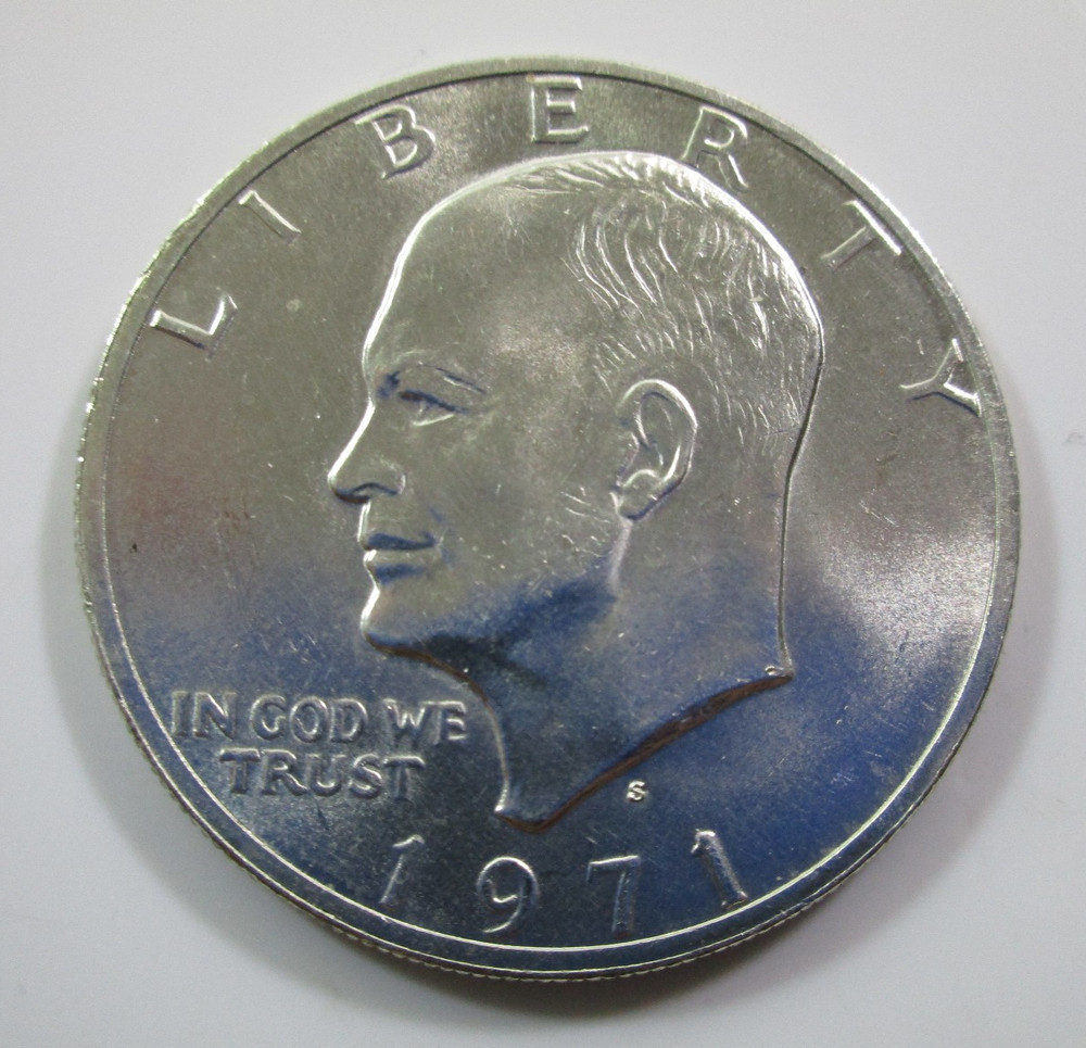 1971-S Eisenhower Silver Dollar  40% Silver / SKAB8