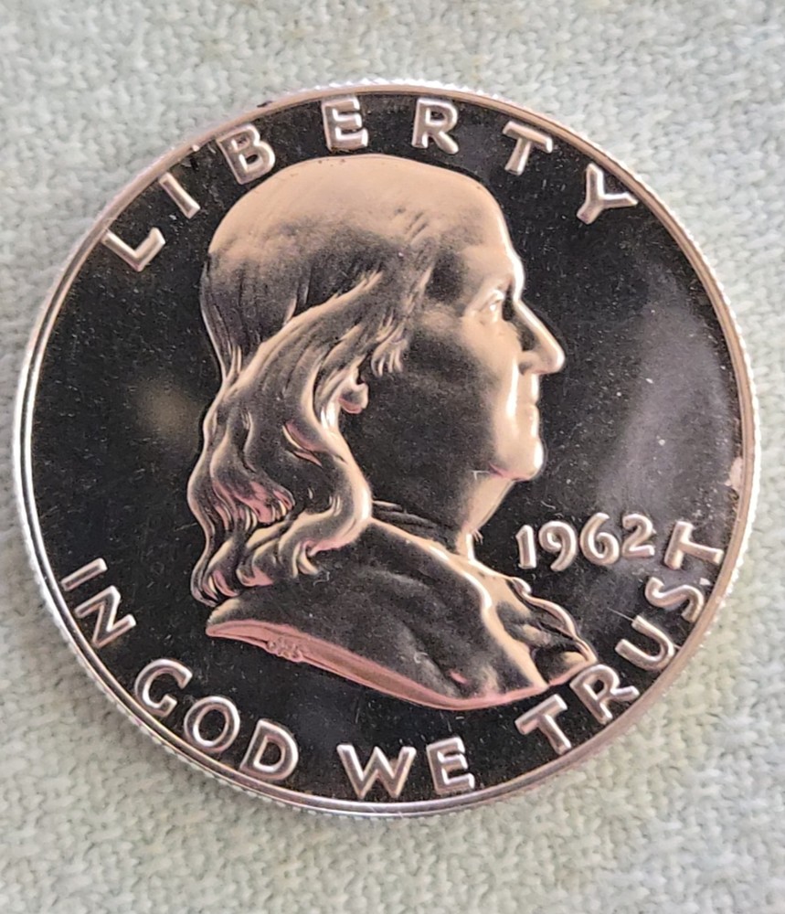 Franklin 1962 Proof Half Dollar Silver 50C Uncirculated