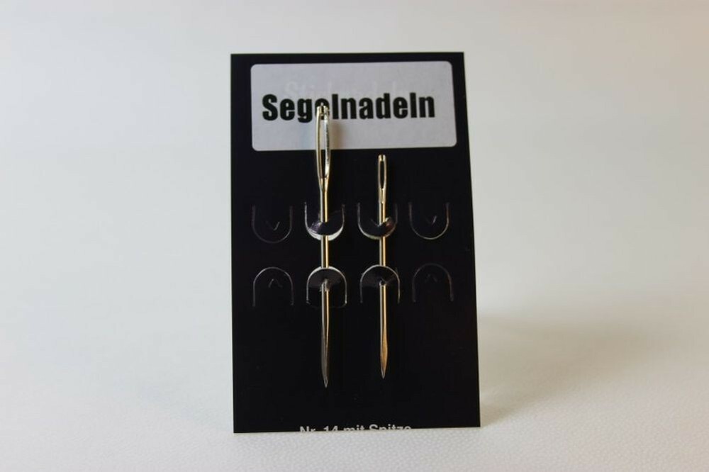 2 Sail Needles Triangular Tip Cloth Needle German Top Quality