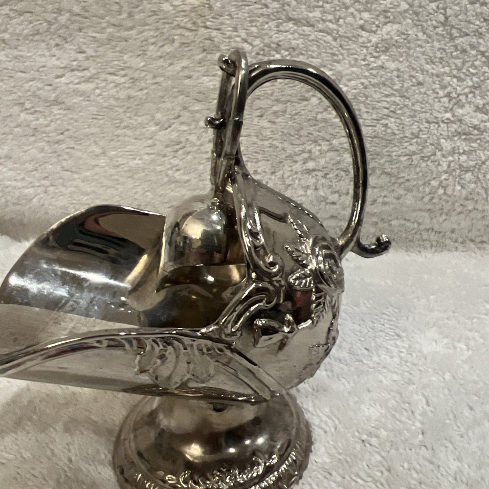 Beautiful Centurion Collection Silver Plated Sugar Scuttle With Scoop