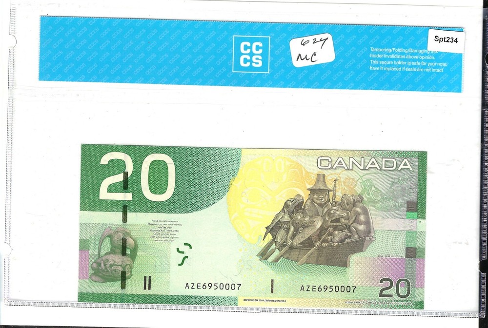 Canada$20 BC64-a UNC 67 Graded